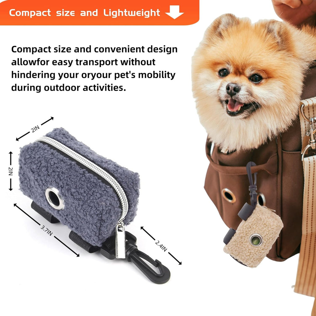 Portable and Reusable Dog Waste Bag Dispenser in Indigo