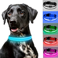 USB Rechargeable Waterproof LED Dog Collar - Adjustable Super Bright Safety Light for Enhanced Visibility